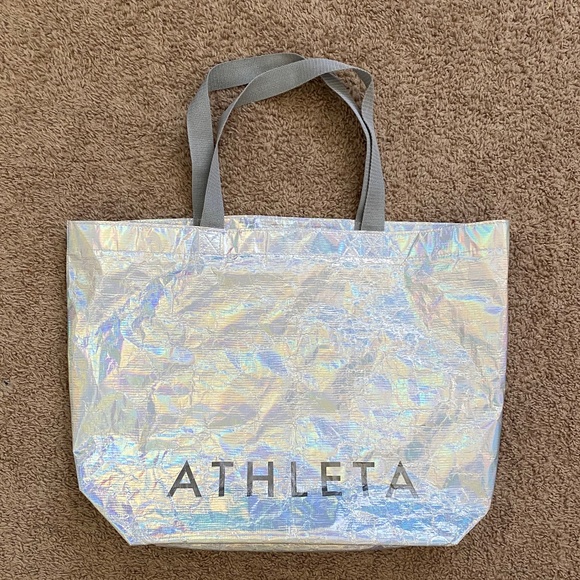Athleta Bags Rare New Athleta Hologram Extra Large Tote Shopper Bag